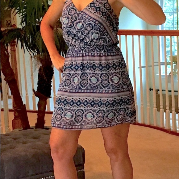 Halter Style Kaleidoscope Patterned Sundress - Picture 4 of 7